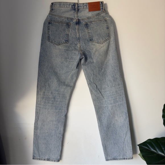 Princess Polly Light Wash Asymmetric Straight Leg Jeans - Picture 2 of 11